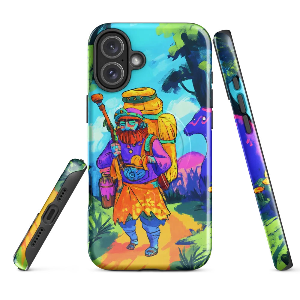 Journey Through a Whimsical Forest | Phone Case |  16 Plus | MagSafe® Tough Case | Glossy