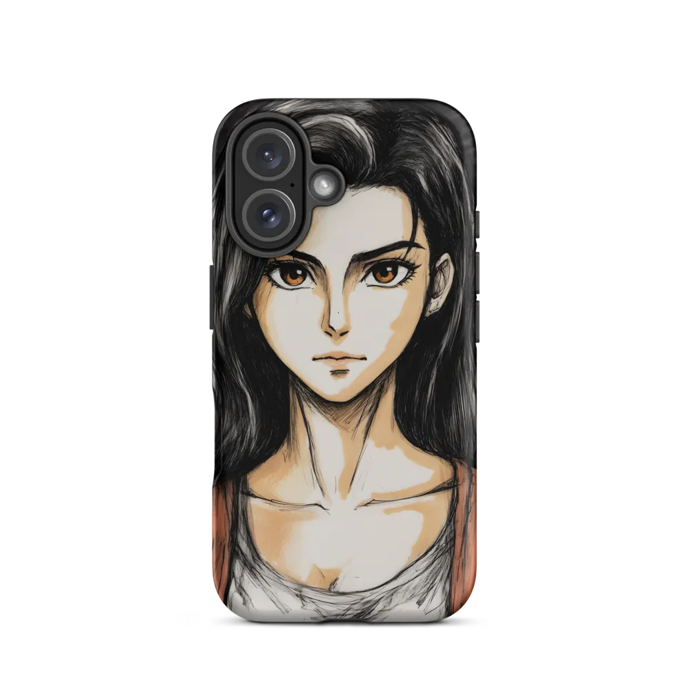 Determined Gaze | Phone Case |  16 | Tough Case | Matte