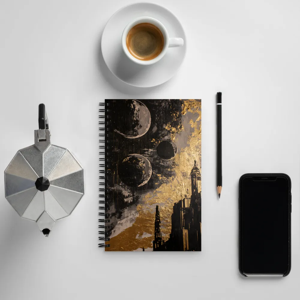 Celestial Cityscape | Spiral Notebook