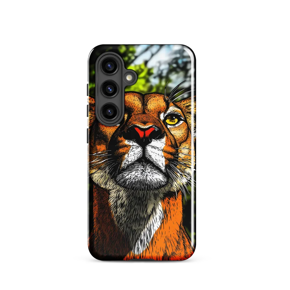 Regal Gaze: The Lioness in Focus