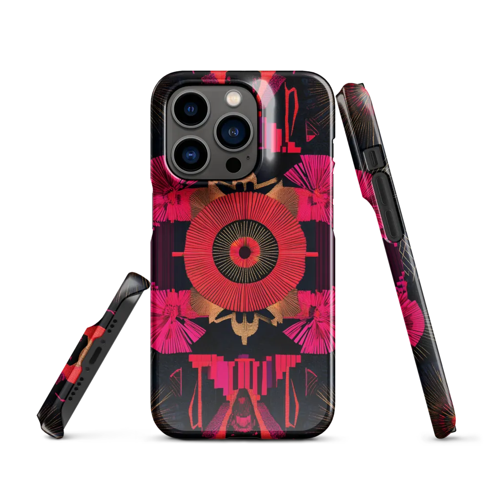 Dynamic Geometric Symphony | Phone Case |  14 Pro | Snap Case | Glossy
