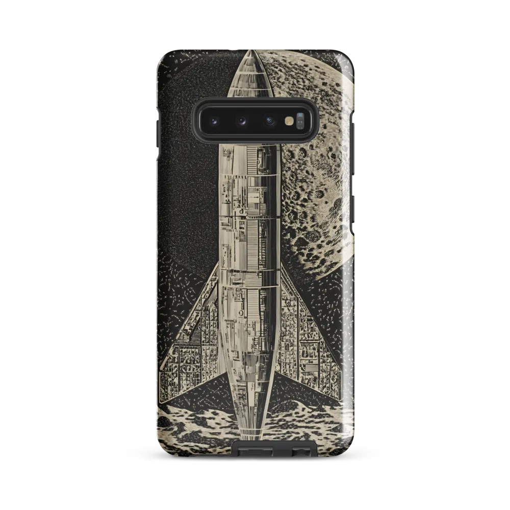 Journey to the Moon | Phone Case |  S10 Plus | Tough Case | Glossy