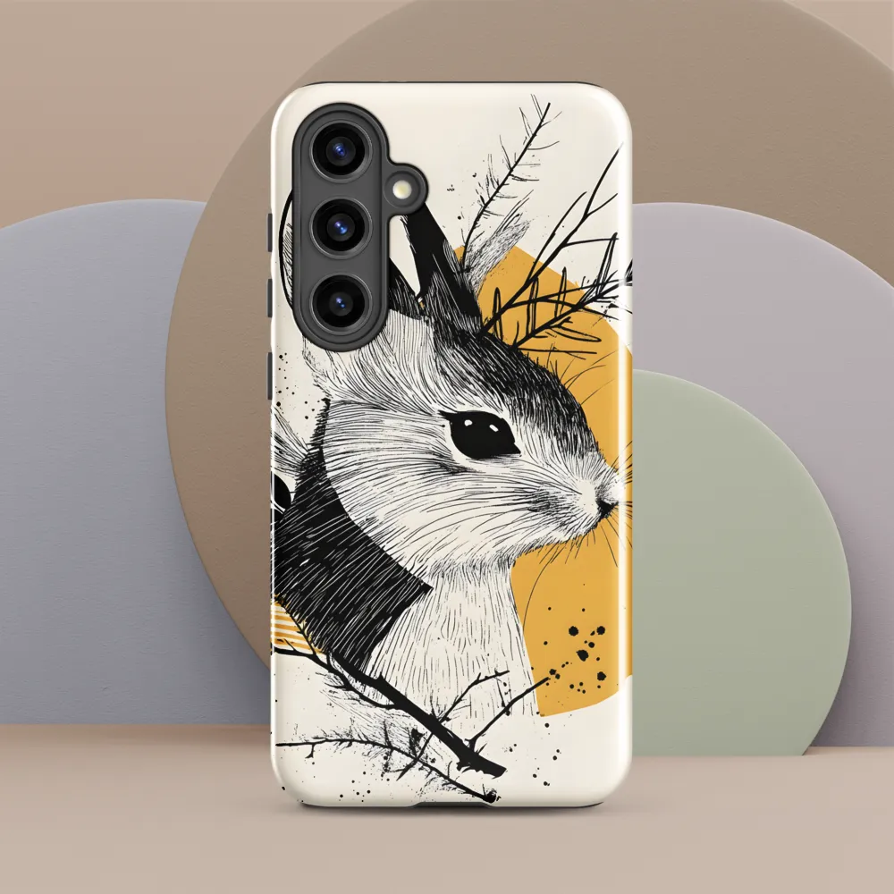 Ethereal Rabbit: A Study in Line Art