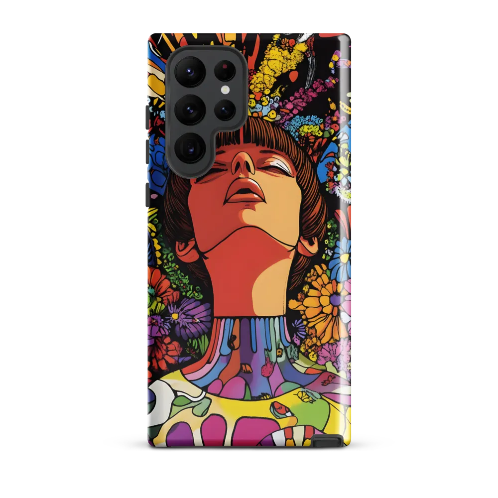 Vibrant Ecstasy: A Psychedelic Portrait
