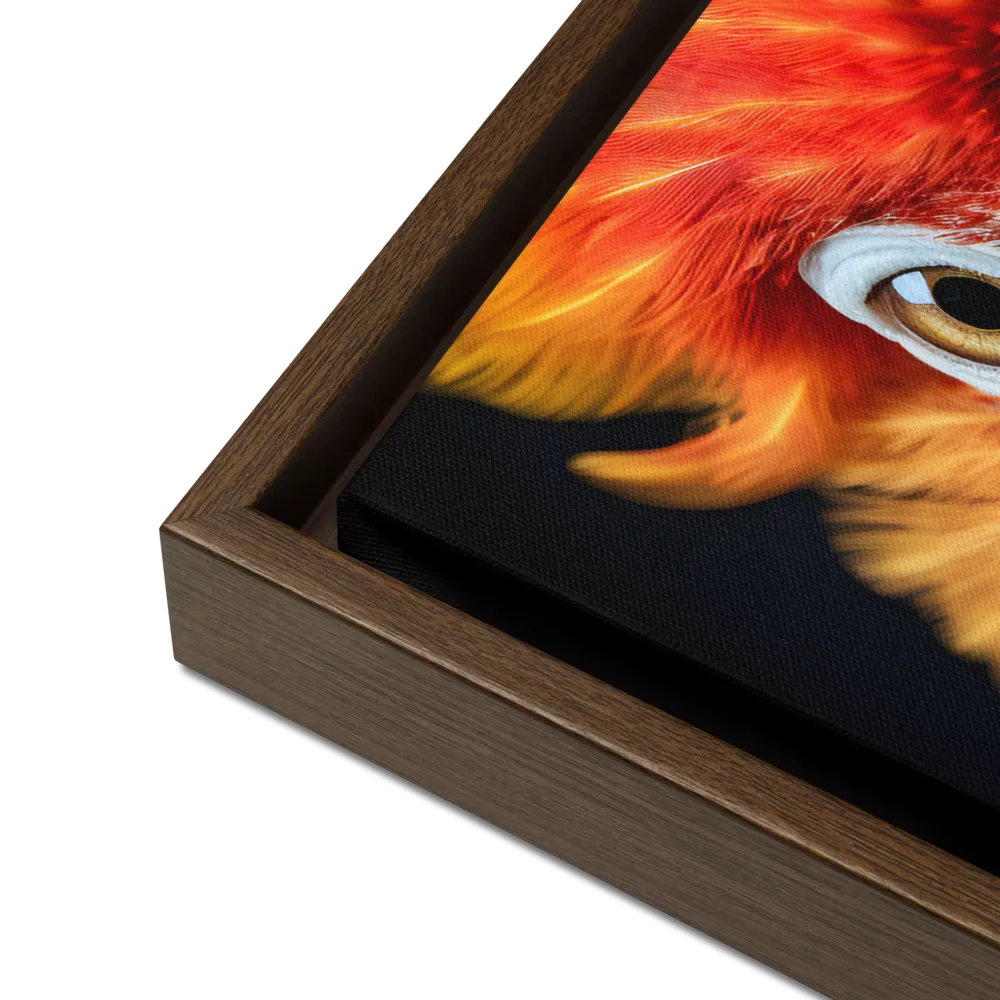 The Fiery Gaze of the Parrot