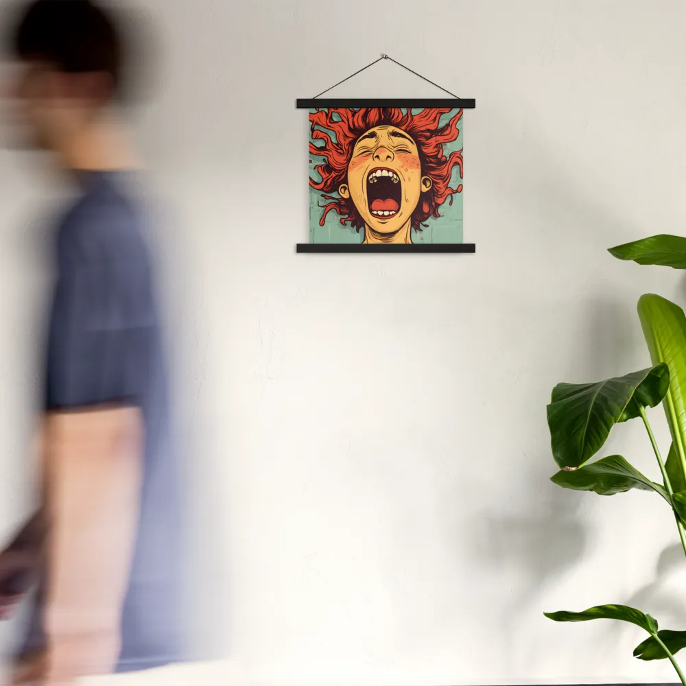 Fury Unleashed | Poster With Black Wood Hanger | 14″×14″