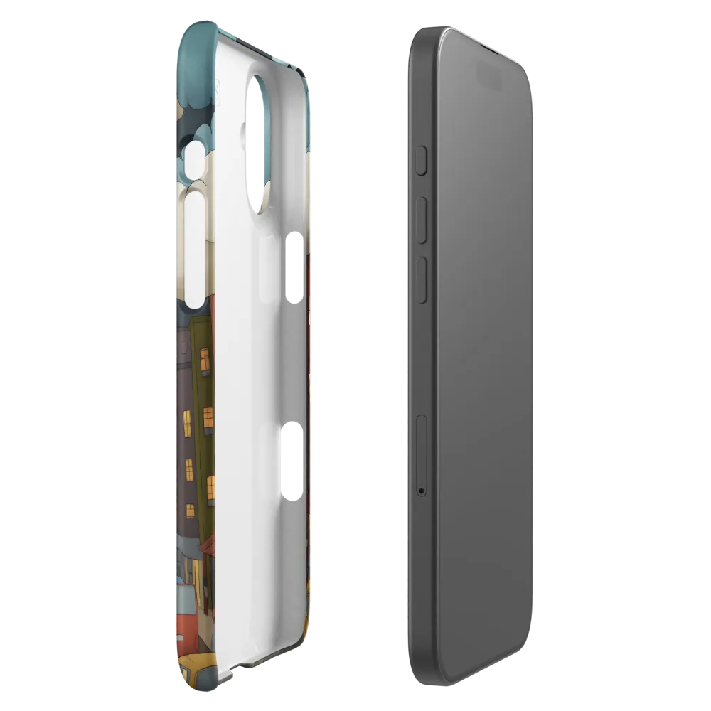 Urban Symphony: A City Awakens at Dusk | Phone Case |  16 Plus | Snap Case | Matte