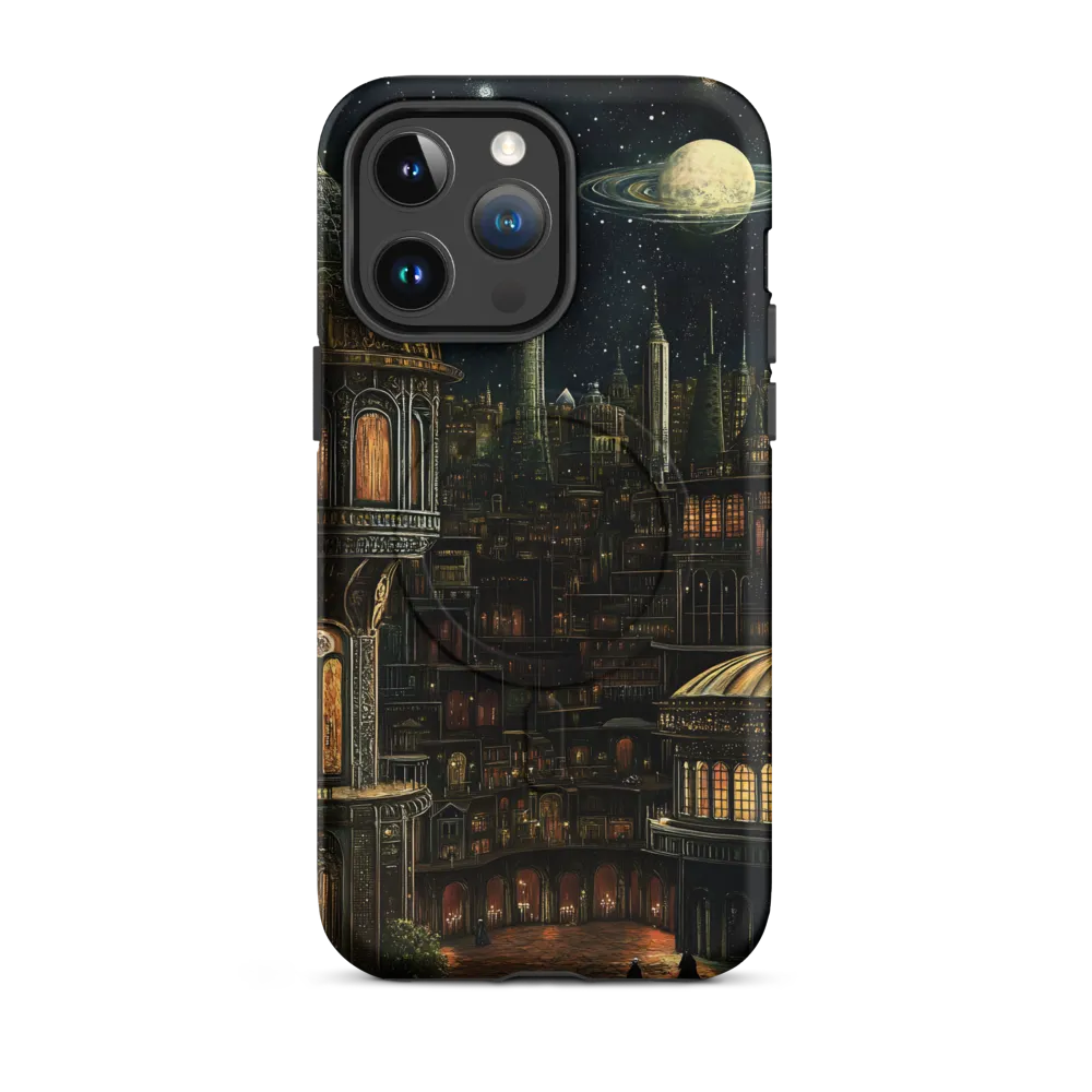 Celestial Enigma: A Surreal Cityscape
