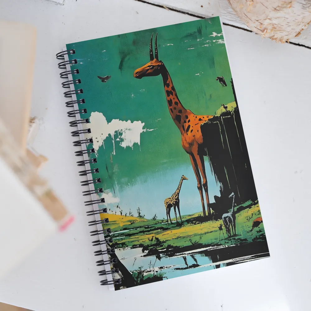 Giraffe Reverie | Spiral Notebook