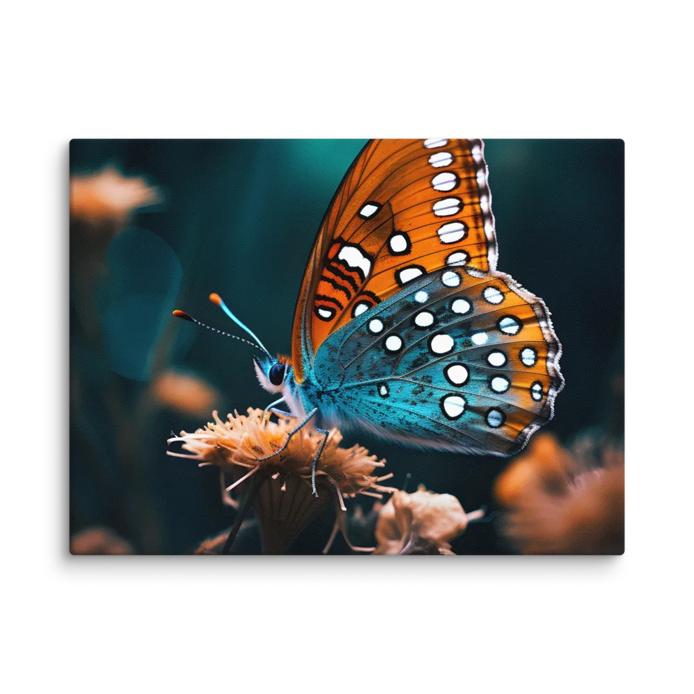 Whispers of Color: The Butterfly's Embrace