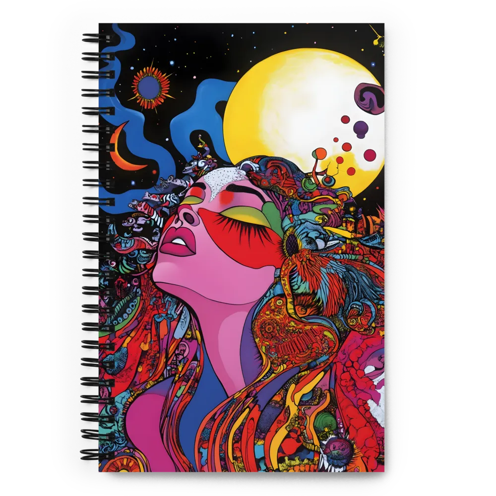 Euphoria in Cosmic Color | Spiral Notebook