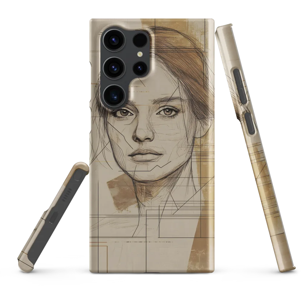 Geometric Elegance: A Modern Portrait