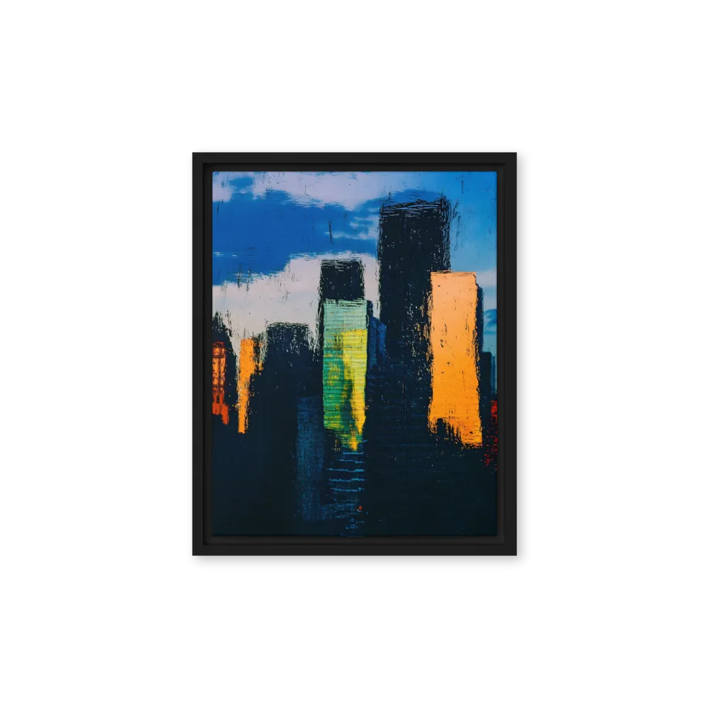 Reflections of Tranquility | Canvas with Black Frame | 11″×14″