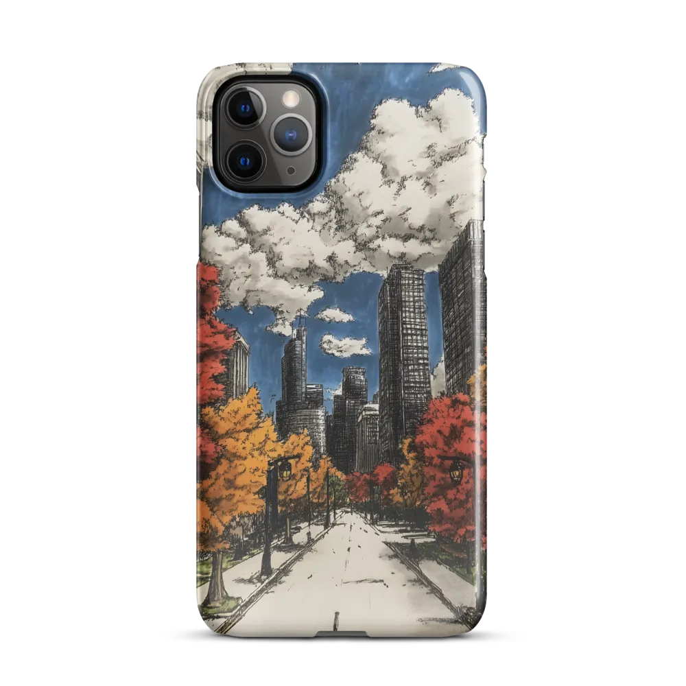 Autumn Serenity in the City | Phone Case |  11 Pro Max | Snap Case | Glossy