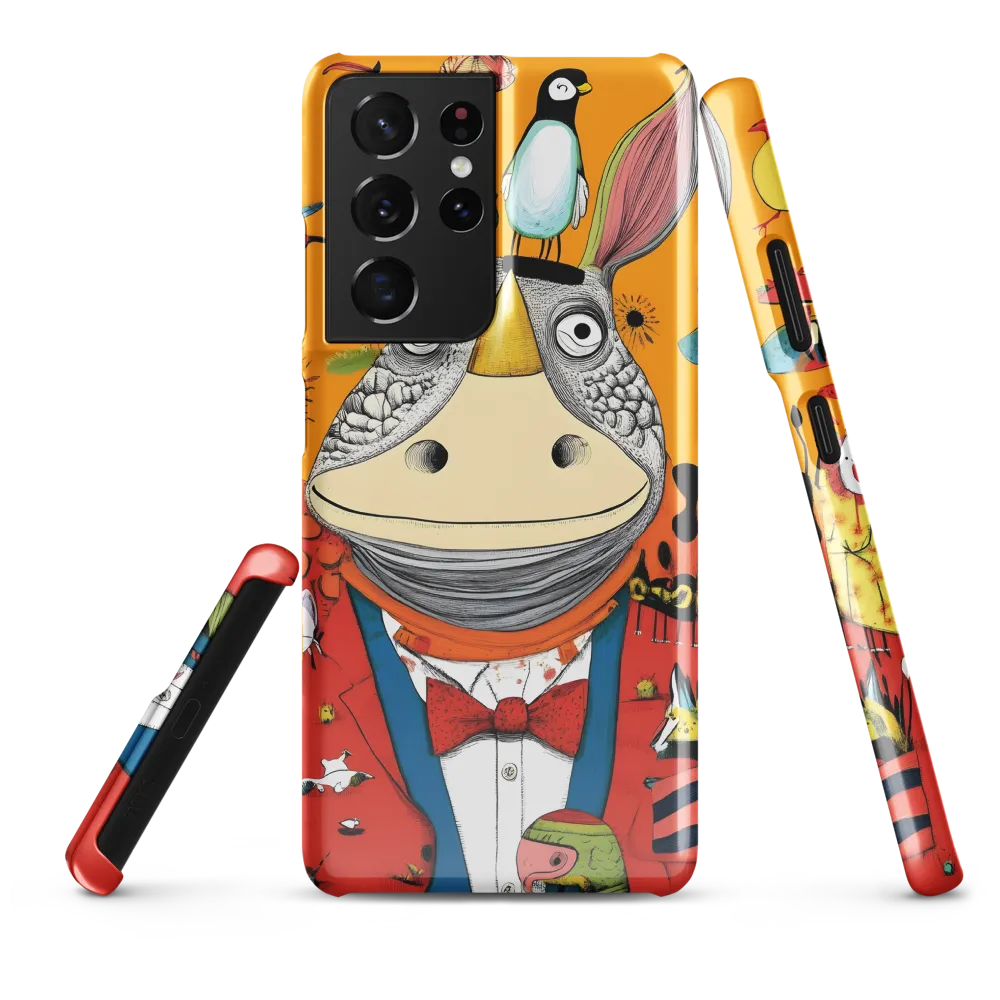 Whimsical Rhinoceros: A Playful Encounter