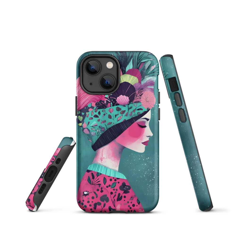 Whimsical Floral Portrait