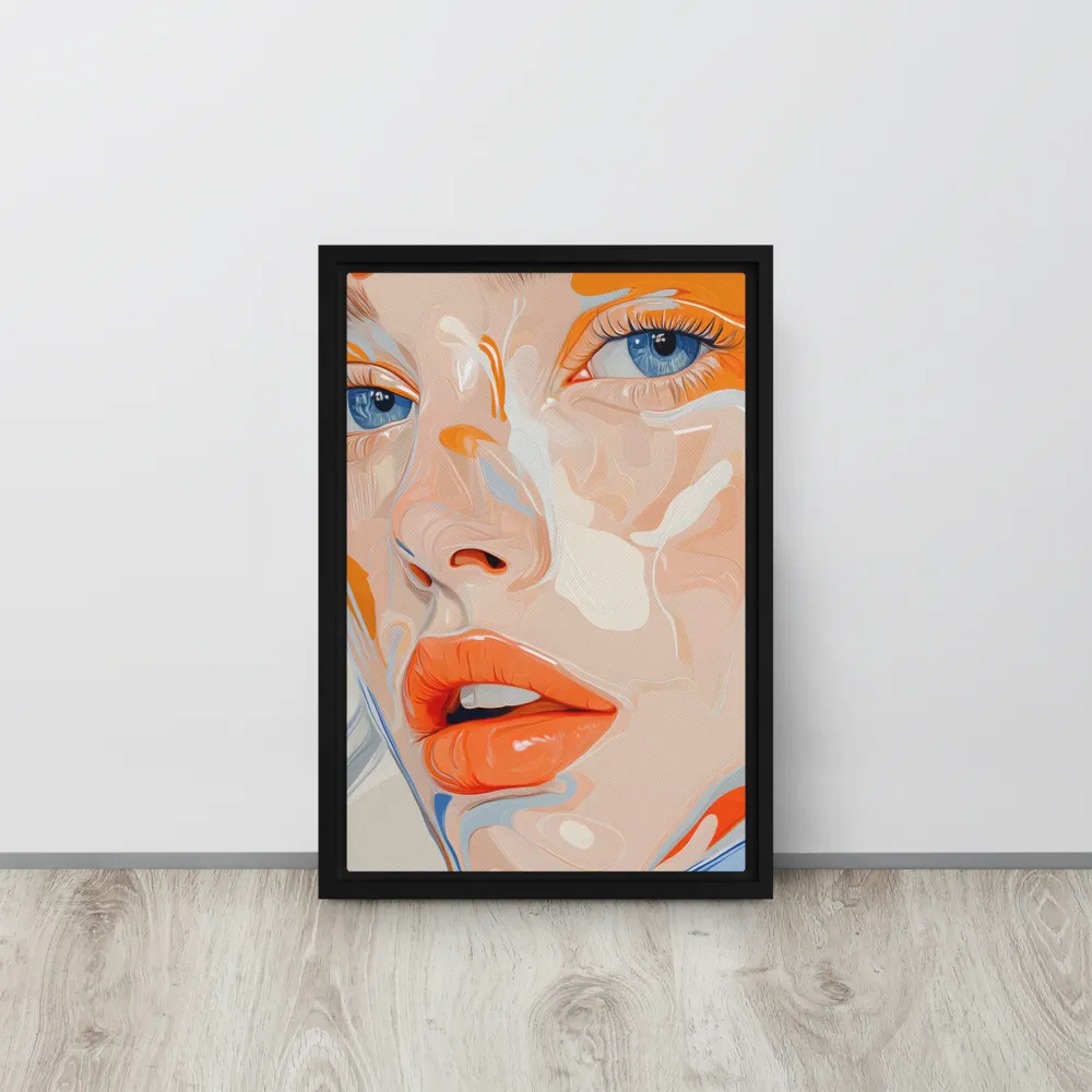 Ethereal Expressions | Canvas with Black Frame | 12″×18″