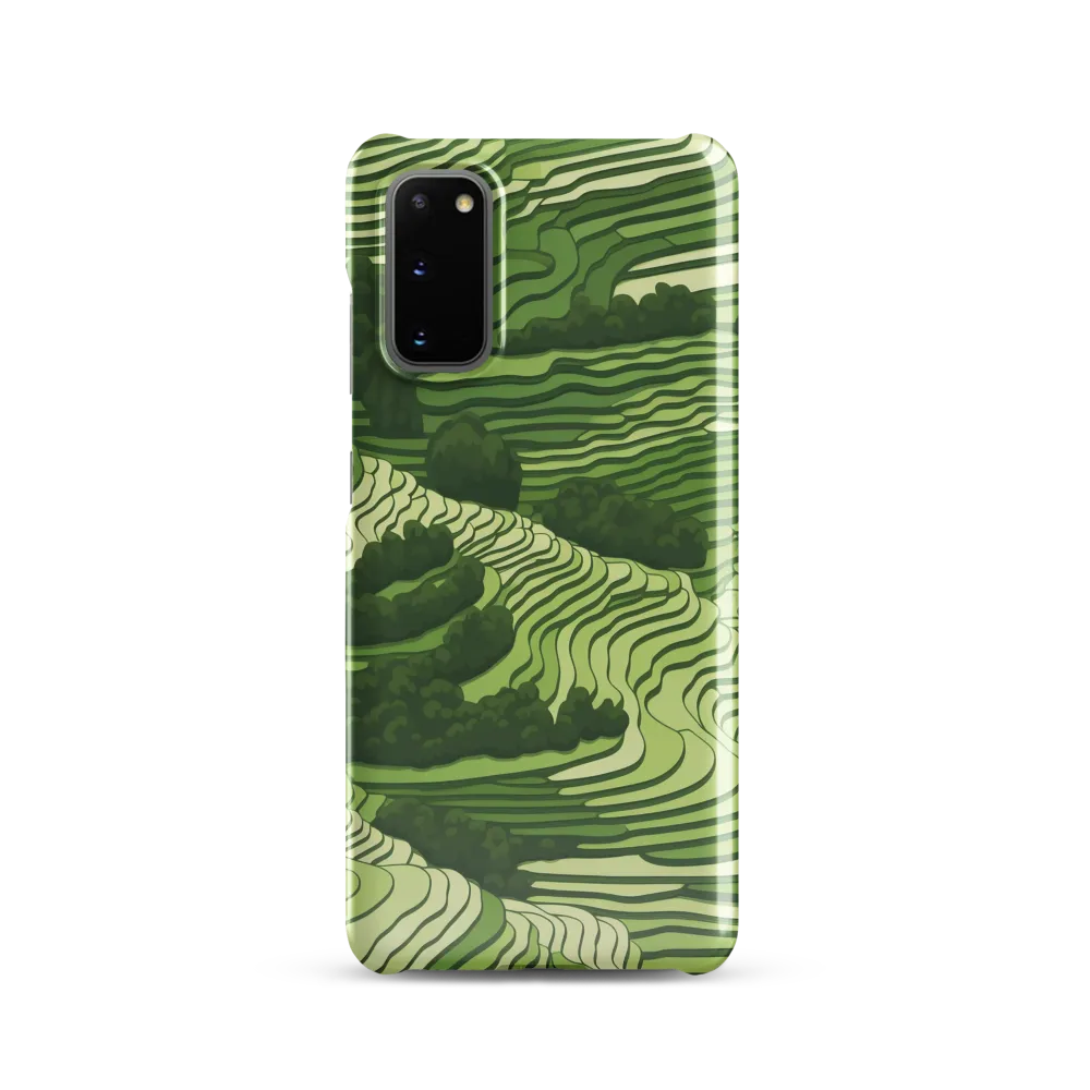 Waves of Green: An Abstract Landscape