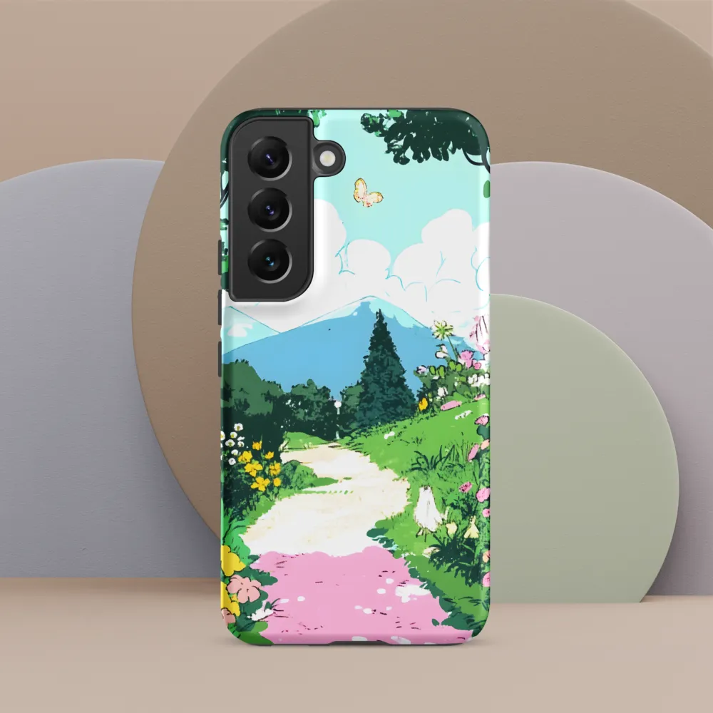 A Serene Journey Through Nature | Phone Case |  S22 | Tough Case | Matte