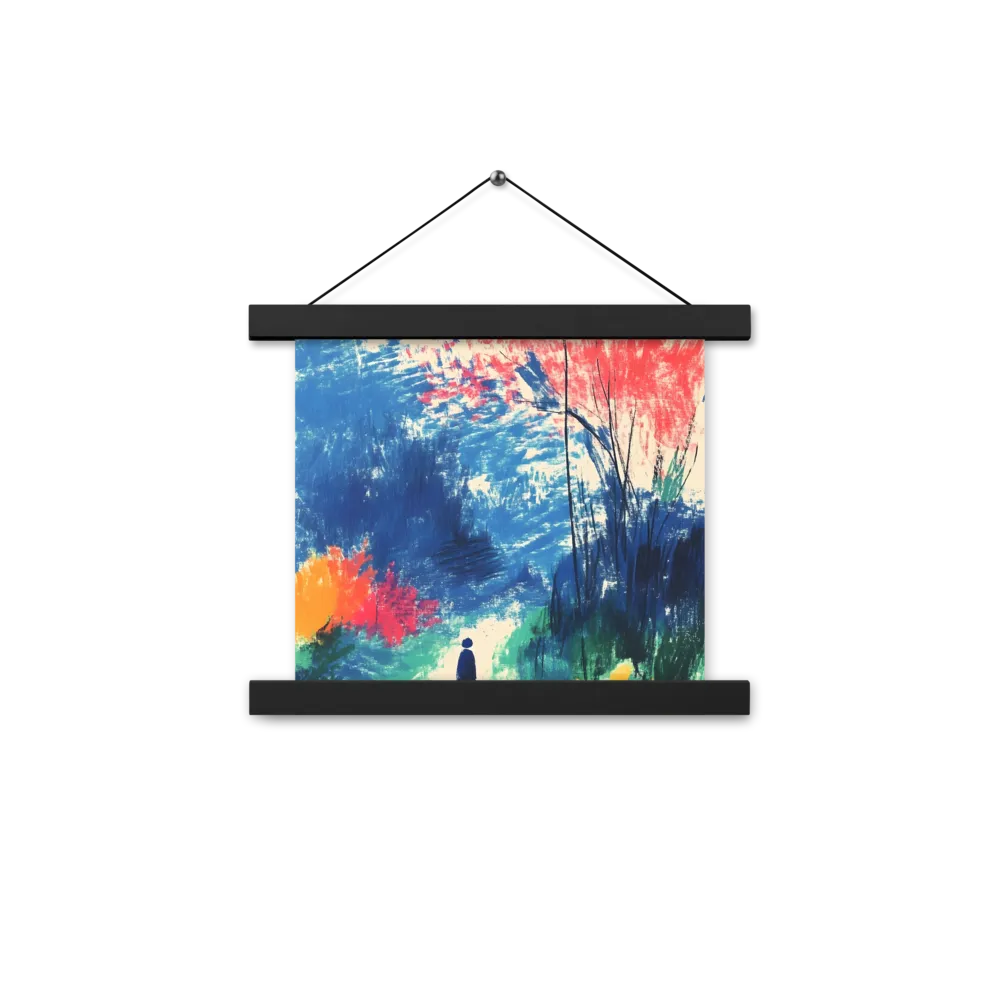 Whispers of Tranquility | Poster With Black Wood Hanger | 10″×10″