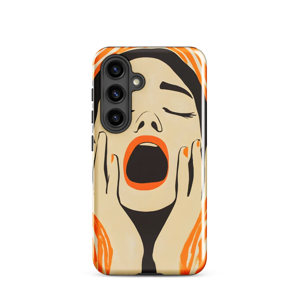 Echoes of Despair | Phone Case |  S24 | Tough Case | Glossy