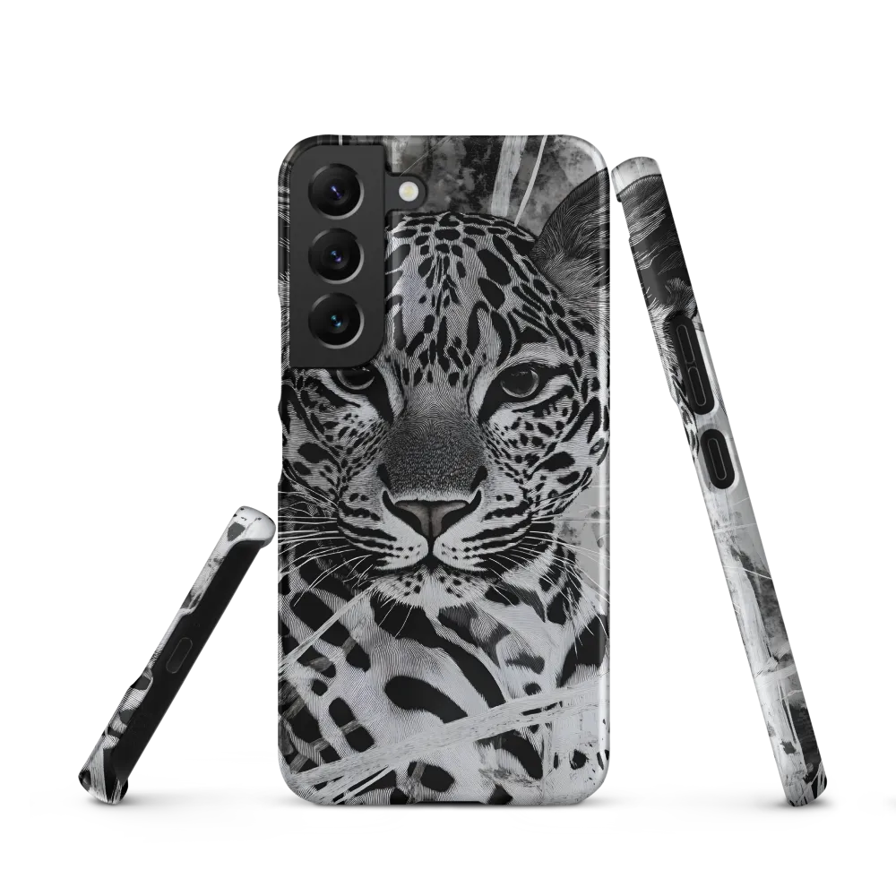 Majestic Gaze: The Leopard's Portrait | Phone Case |  S22 | Snap Case | Matte