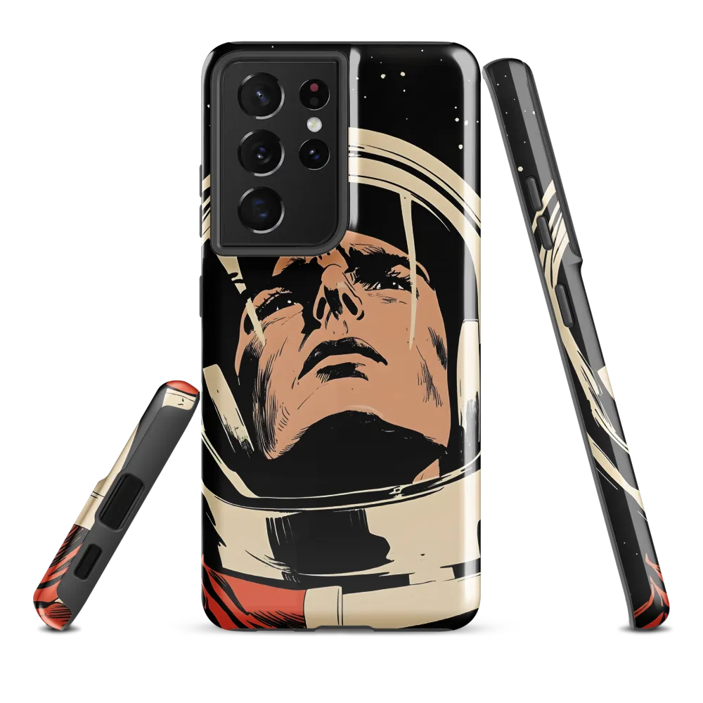 Gaze of the Astronaut | Phone Case |  S21 Ultra | Tough Case | Glossy