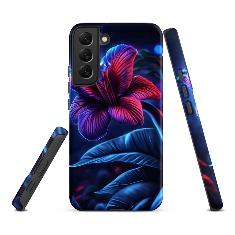 Illuminated Serenity: The Surreal Blossom