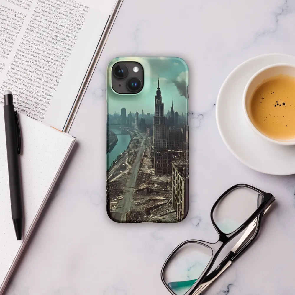 Urban Ruins: A Futuristic Reflection | Phone Case |  15 Plus | Snap Case | Matte