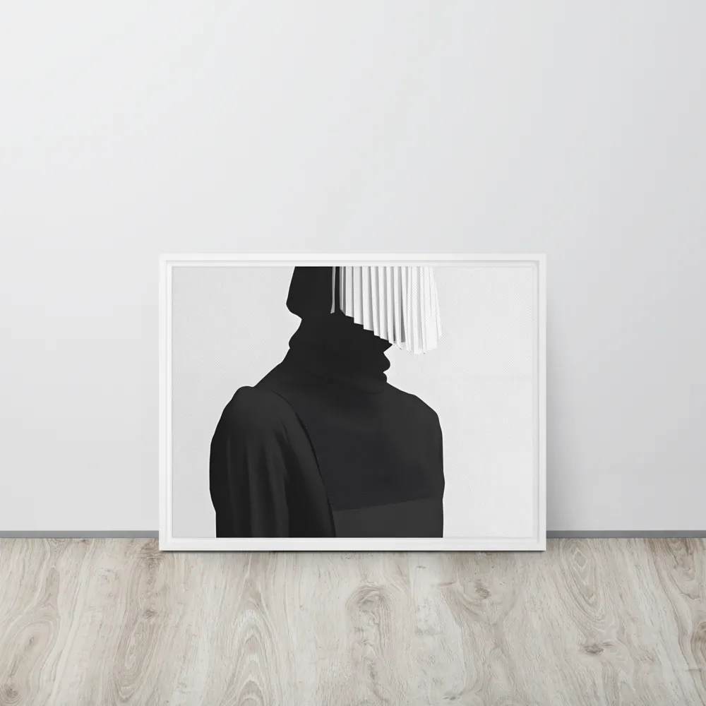 Veil of Mystery | Canvas with White Frame | 18″×24″