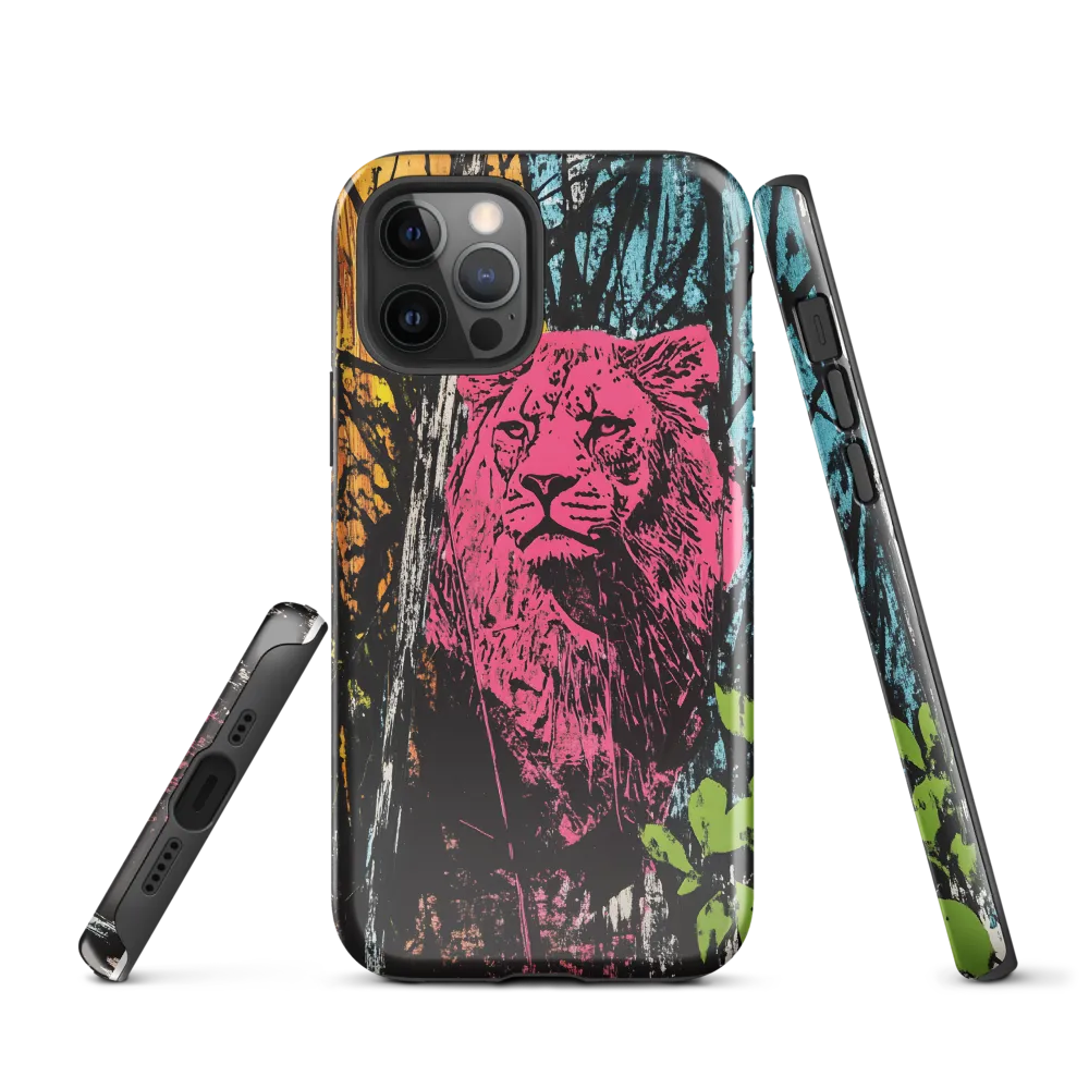 Fierce Vibrance: The Pink Lion