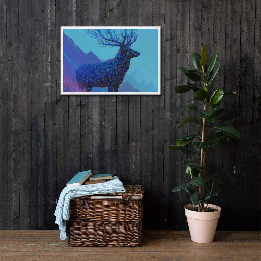 Ethereal Harmony | Canvas with White Frame | 20″×30″