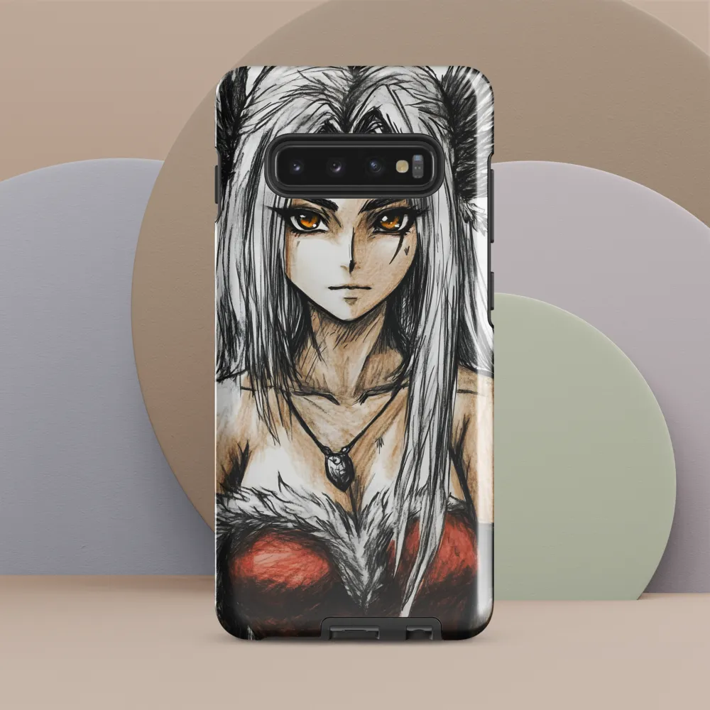 Mystical Guardian: A Confident Presence | Phone Case |  S10 Plus | Tough Case | Glossy