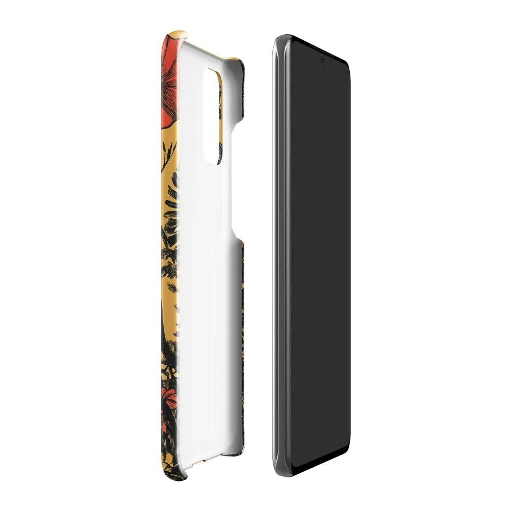 Floral Majesty: The Elephant's Sanctuary | Phone Case |  S20 Plus | Snap Case | Glossy