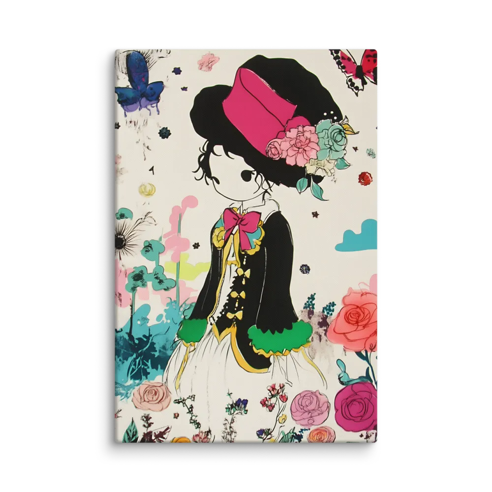 Whimsical Garden Reverie | Canvas | 16″×24″