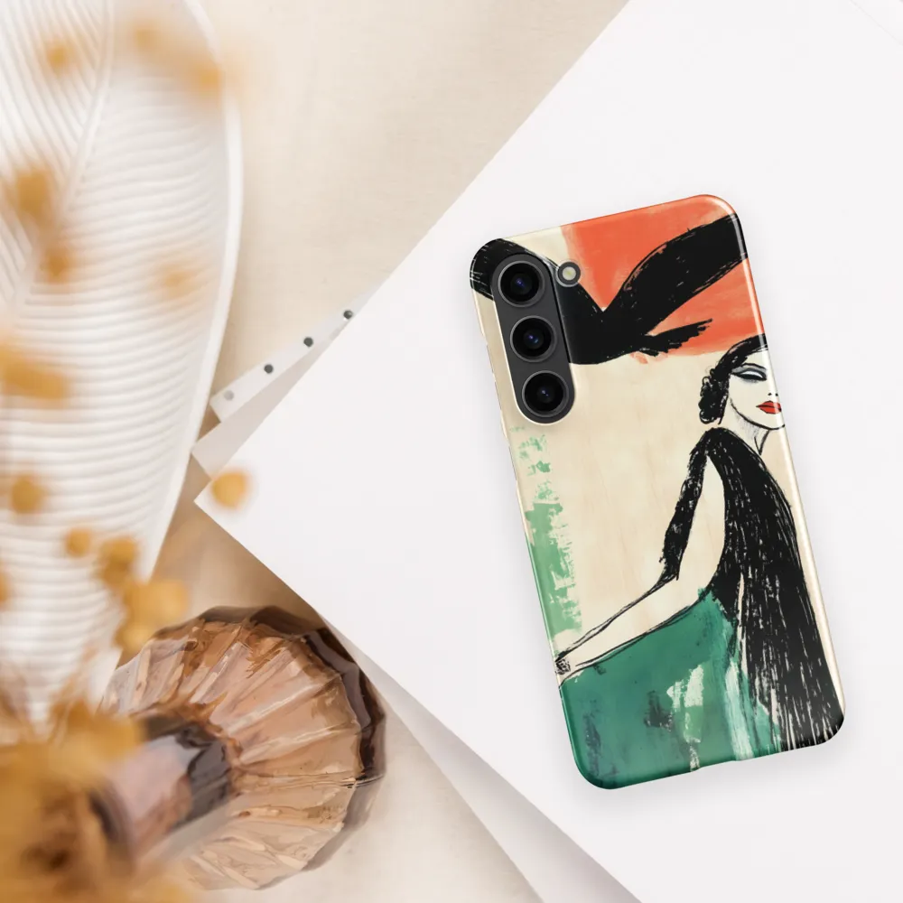 Elegance in Flight | Phone Case |  S23 Plus | Snap Case | Glossy