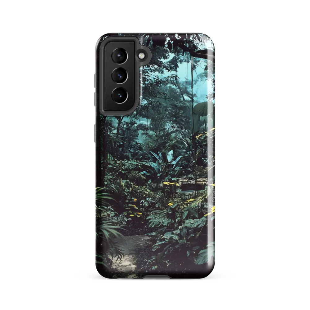 Whispers of the Emerald Jungle | Phone Case |  S21 FE | Tough Case | Glossy