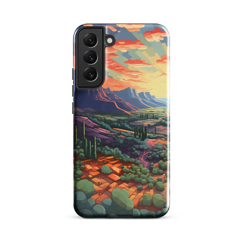 Desert Serenity at Dusk | Phone Case |  S22 Plus | Tough Case | Glossy