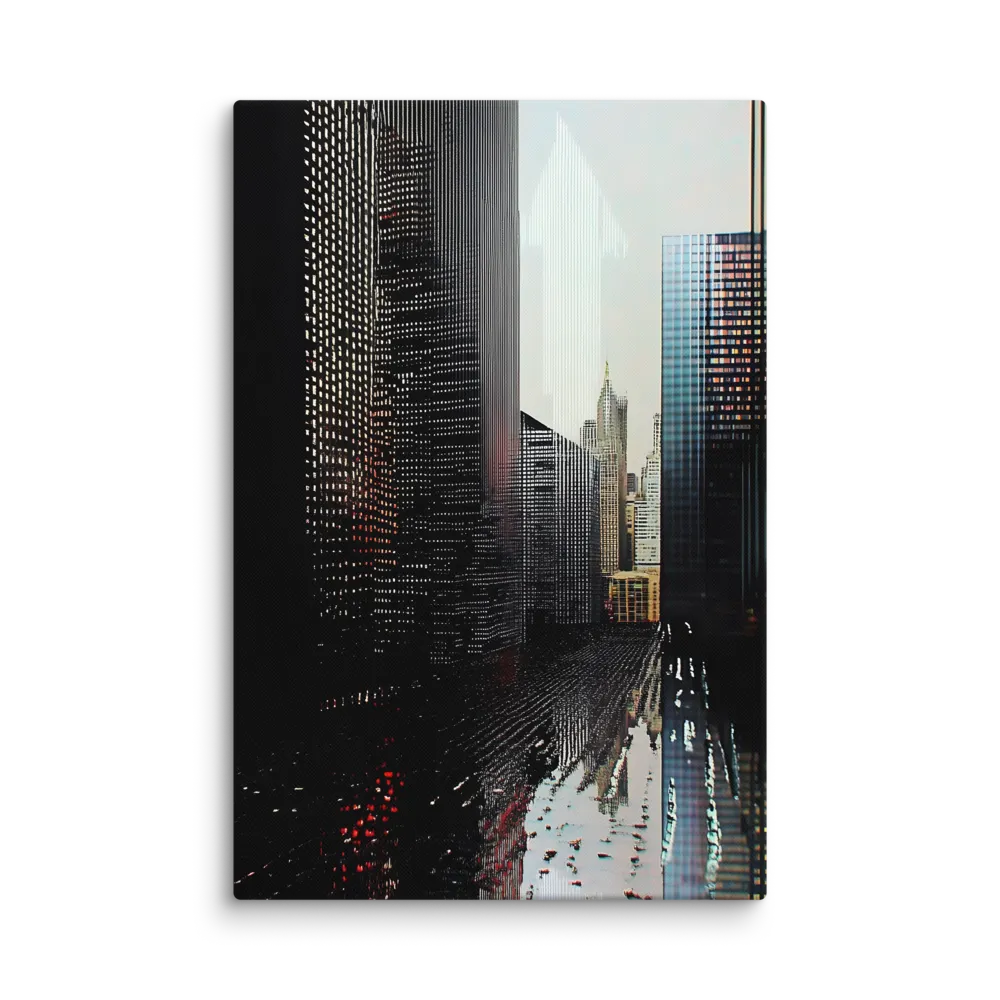 Reflections of Urban Abstraction | Canvas | 32″×48″