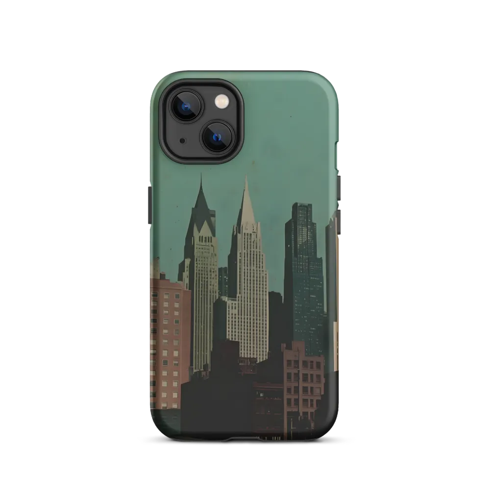 Urban Nostalgia: A Retro Cityscape