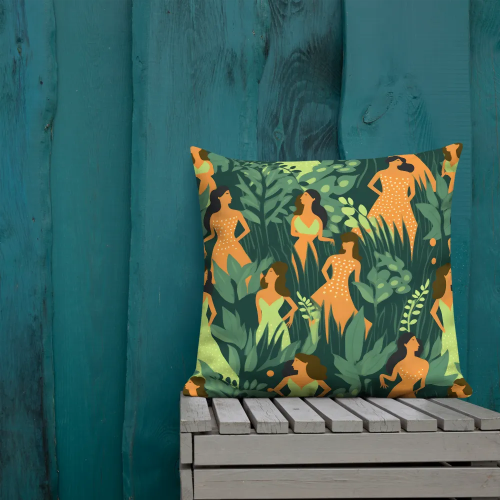 Playful Harmony in Patterns | Pillow & Pillow Case | Multiple Sizes