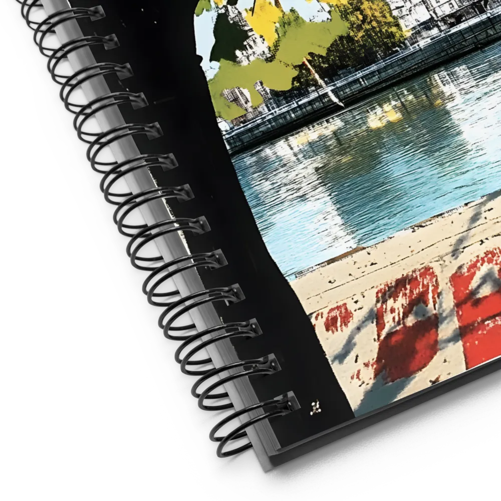 Nostalgic Reflections in Autumn Colors | Spiral Notebook