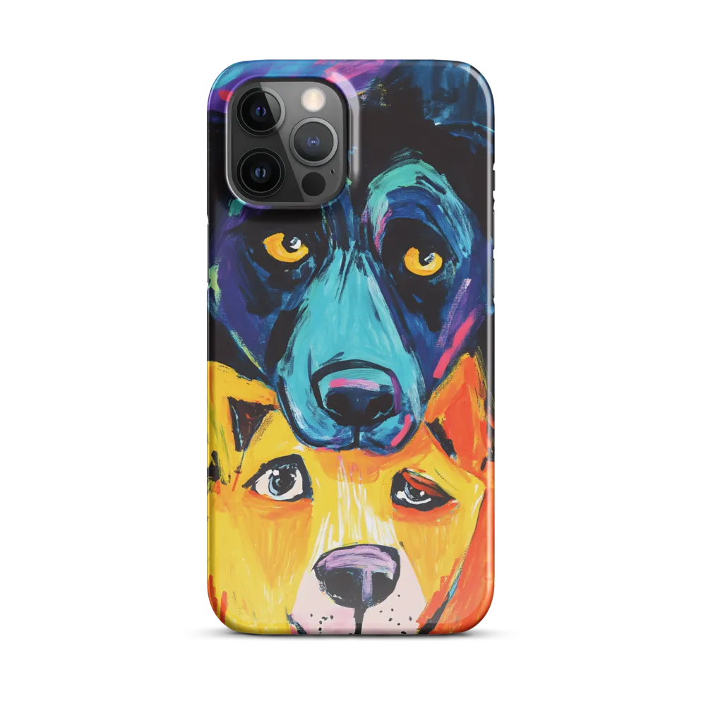 Vibrant Companions: An Expression of Canine Spirit | Phone Case |  12 Pro Max | Snap Case | Glossy