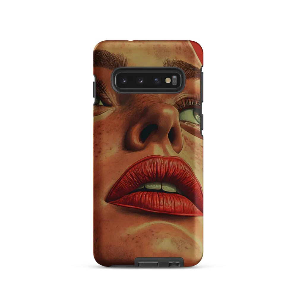 Red Intensity: A Portrait of Elegance