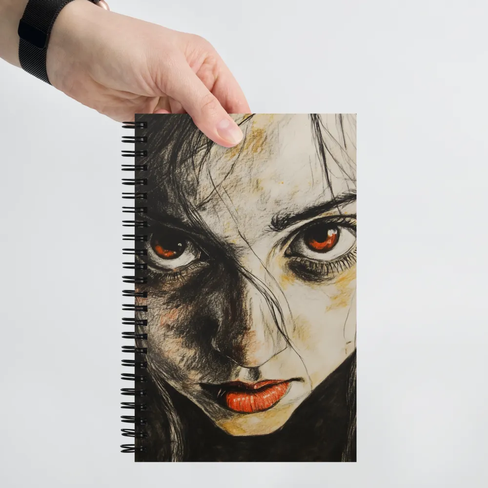 Gaze of Intensity | Spiral Notebook