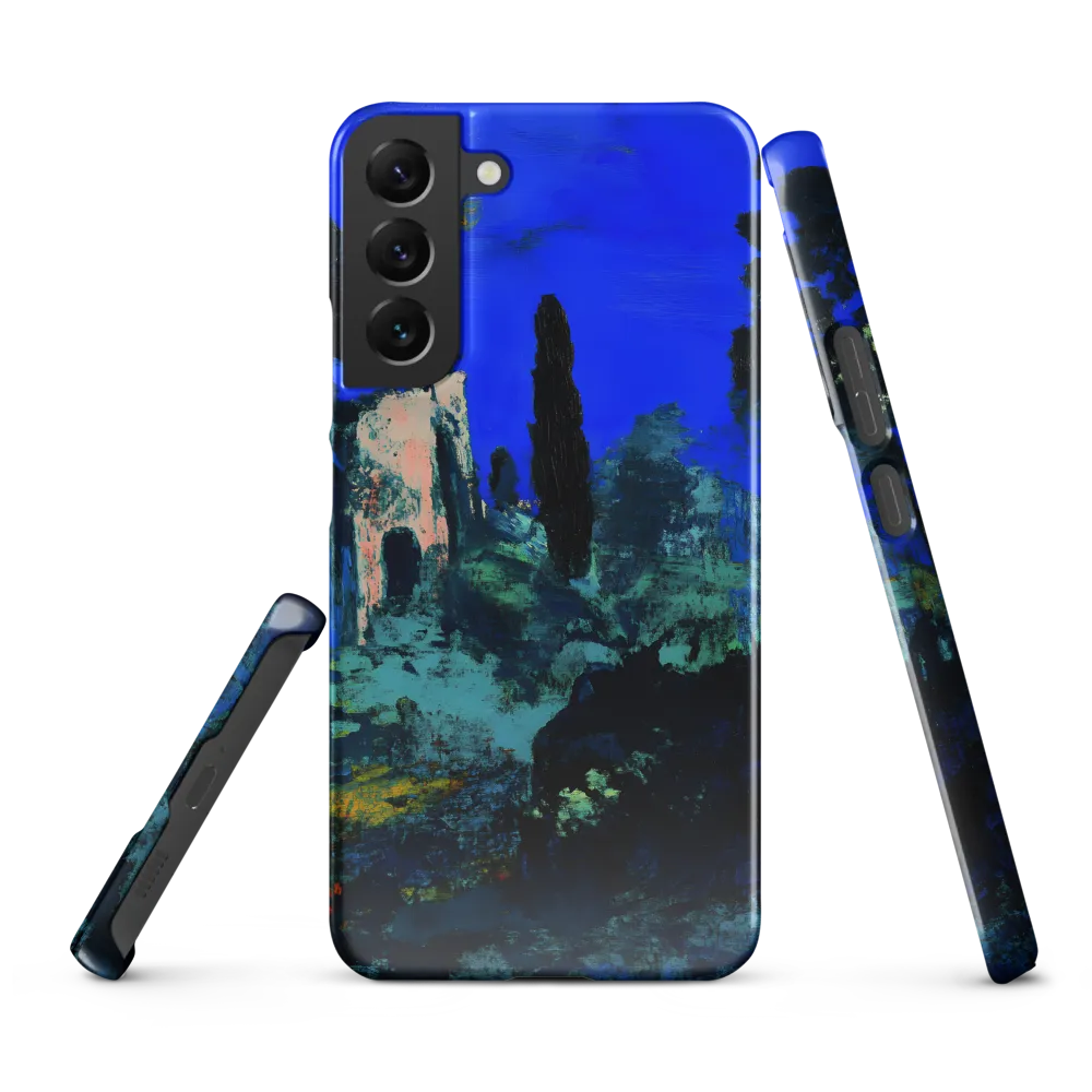 Moonlit Ruins with Cypress