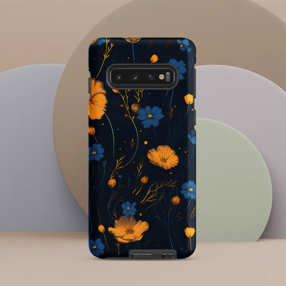 Nocturnal Blossoms | Phone Case |  S10 | Tough Case | Matte