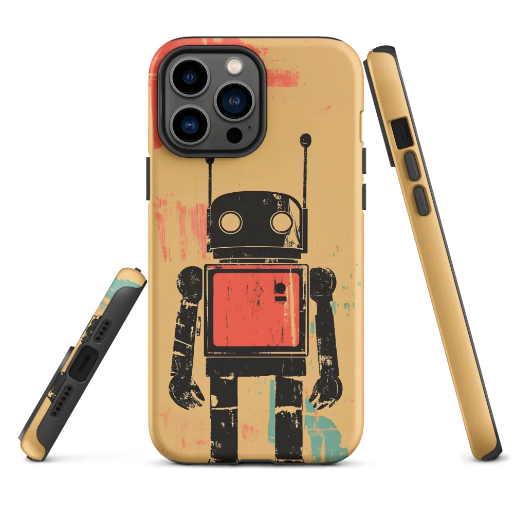 The Retro Robot | Phone Case |  13 Pro Max | Tough Case | Matte