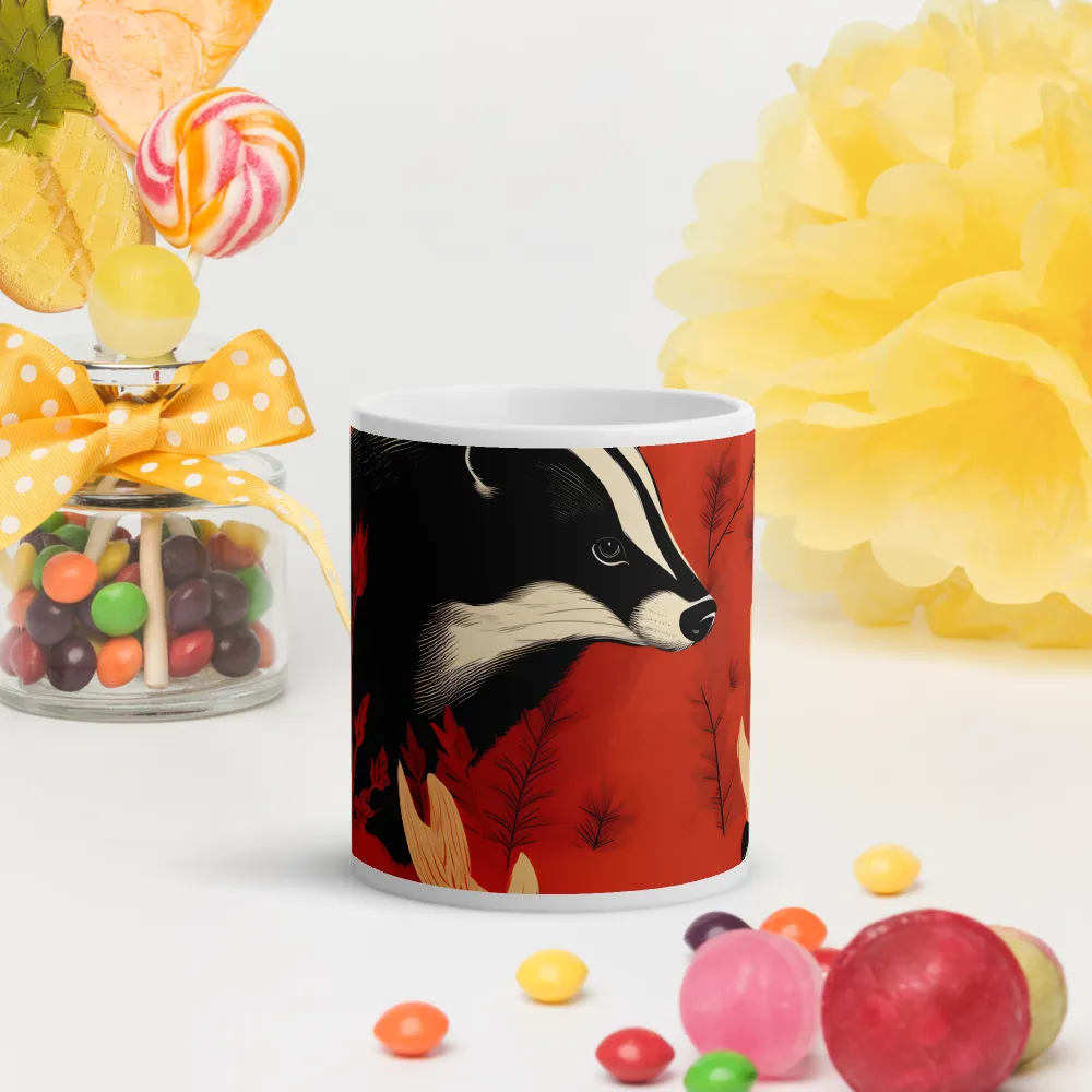 Whimsical Badger Dance | Mugs | Multiple Sizes & Colors