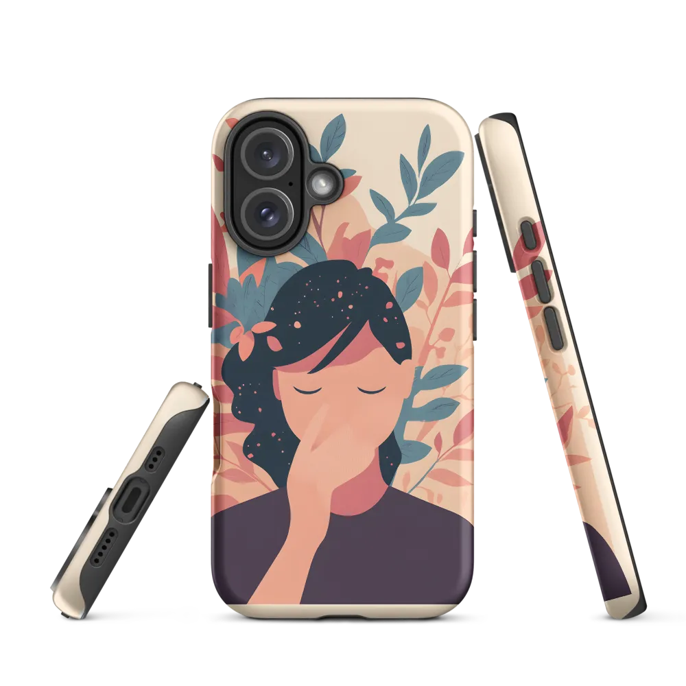 Whispers of Nature: A Serene Contemplation | Phone Case